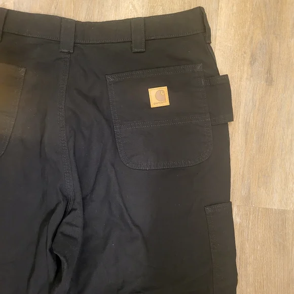 Carhartt Loose Fit (Unlined) Utility Pants Black Size 38" Waist 30" Inseam - Picture 8 of 11